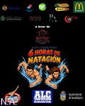 Seis horas de natación y solidaridad en la piscina de San Roque