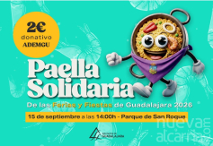 La recaudación de la Paella Solidaria de las Peñas en Guadalajara irá a beneficio de ADEM-GU