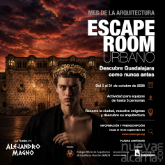 Un escape room urbano permitirá descubrir la arquitectura de Guadalajara durante el mes de octubre