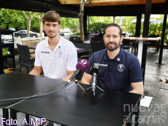 El David Santamaría vuelve a vestirse de balonmano cuatro meses después