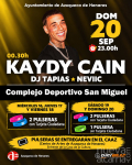 Kaydy Cain, acompañado por los DJ locales Tapias y Neviic, actuará en el Henares Fest