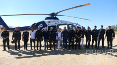 La exhibición de aeromodelismo y el salto de los GEO ponen el broche a las mañanas de las Ferias