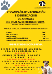 Segunda campaña de vacunación e identificación de animales en Azuqueca