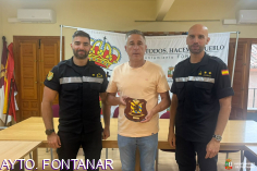 La UME agradece a Fontanar su colaboración durante el incendio de La MIerla 
