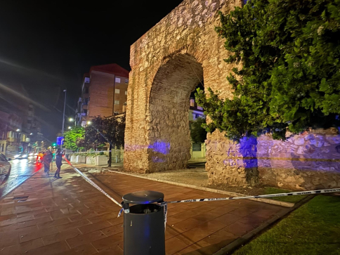El Ayuntamiento de Guadalajara estudiará el pequeño desprendimiento registrado en la Puerta de Bejanque