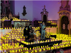 La música de Sinatra ilumina San Francisco entre 1.500 velas