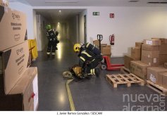 El Hospital de Guadalajara simula un incendio con víctimas y evacuación