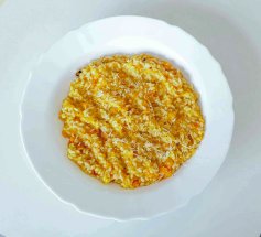Risotto meloso de calabaza y grana padano