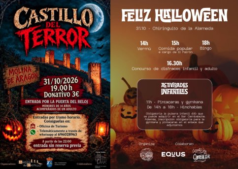 Molina de Aragón celebrará Halloween con actividades para todas las edades
