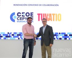 CEOE-CEPYME Guadalajara y Tuvatio renuevan su acuerdo para ofrecer descuentos en instalaciones solares y puntos de recarga