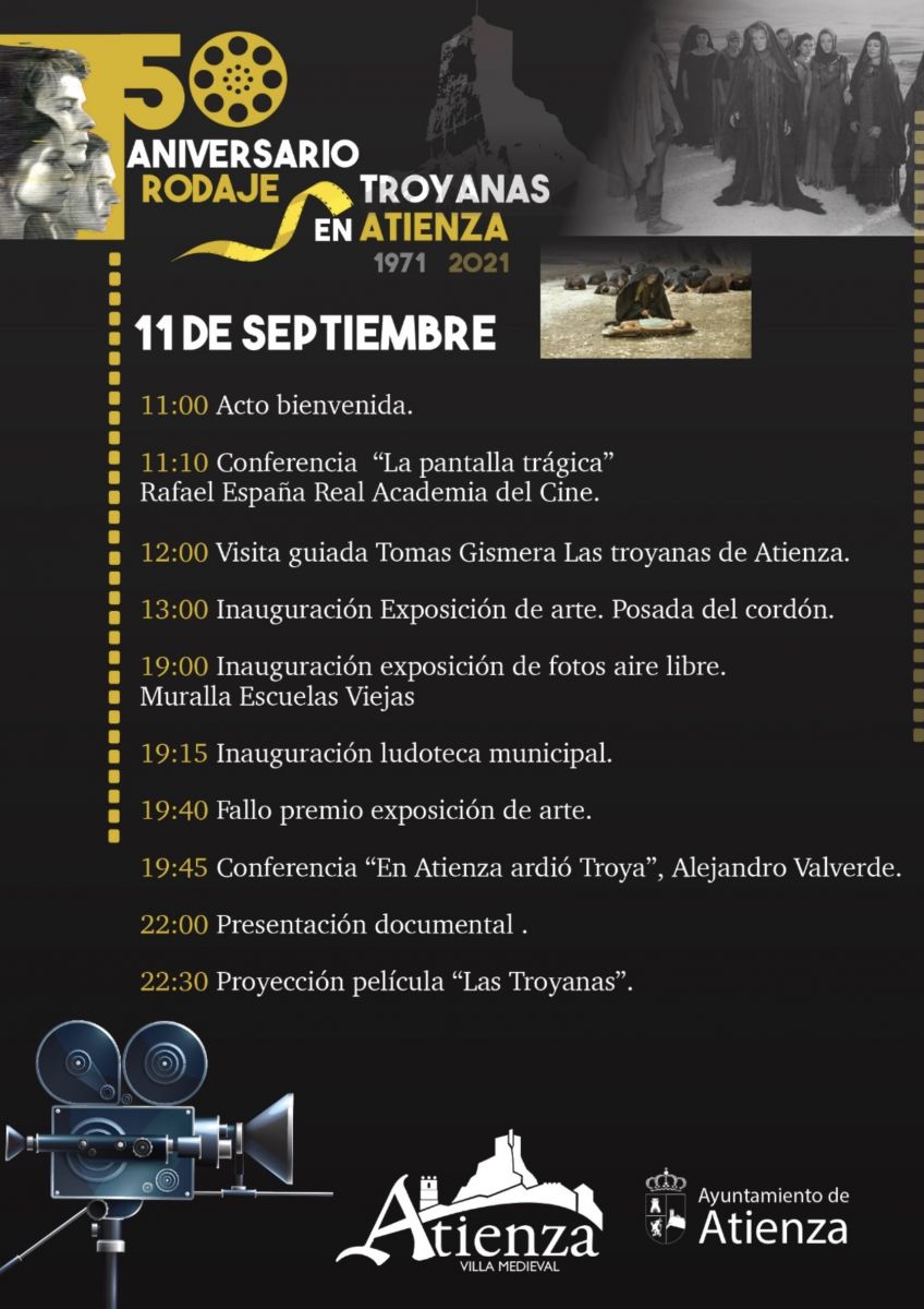 rememora este sábado el rodaje hace 50 años de Las Troyanas, con Katherine Hepbum e Irene Papas | NuevaAlcarria - Guadalajara